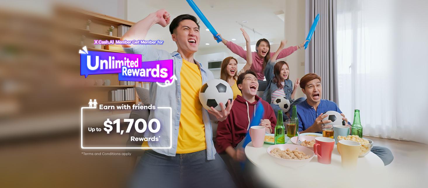 【X Cash.AI Member Get Member】 Unlimited Referrals to Earn Rewards at Ease