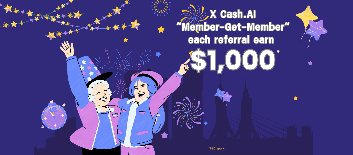 【X Cash.AI Member Get Member】 Earn $1,000 Rewards from each Referral